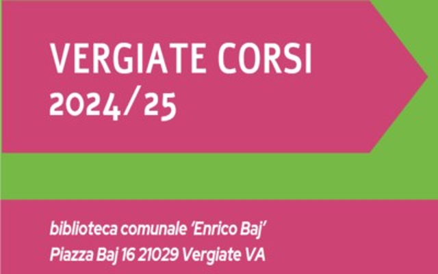 Vergiate Corsi 2024/25